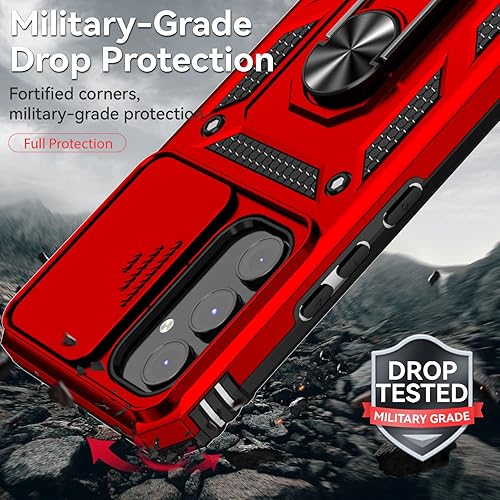 Miniatura 7 de Funda para Samsung Galaxy A54 5G, Galaxy A54 5G con protector de pantalla y funda para cámara, grado militar 16 pies, a prueba de caídas, a prueba