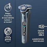 Philips Shaver Series 7000 - Wet & Dry Electric Shaver in Ice Blue with 1 x Integrated Pop-up Trimmer, Beard Trimmer, Travel Case, Quick Clean Pod and Charging Stand (Model S7882/54) - 4