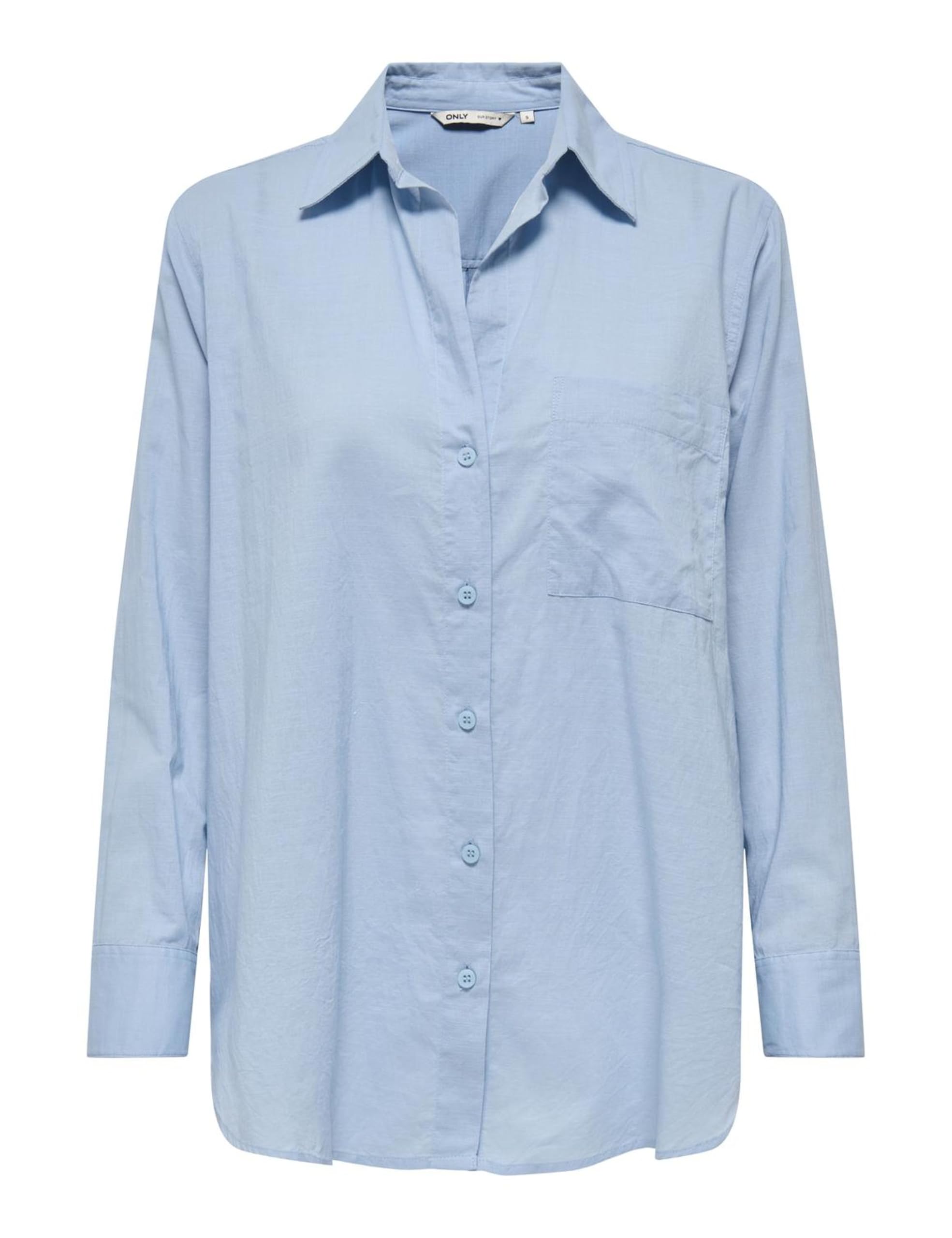 ONLY Damen Onlsalina L/S Shirt WVN Noos Regular Fit Hemd Mit Geknöpften Manschetten Und Brusttasche
