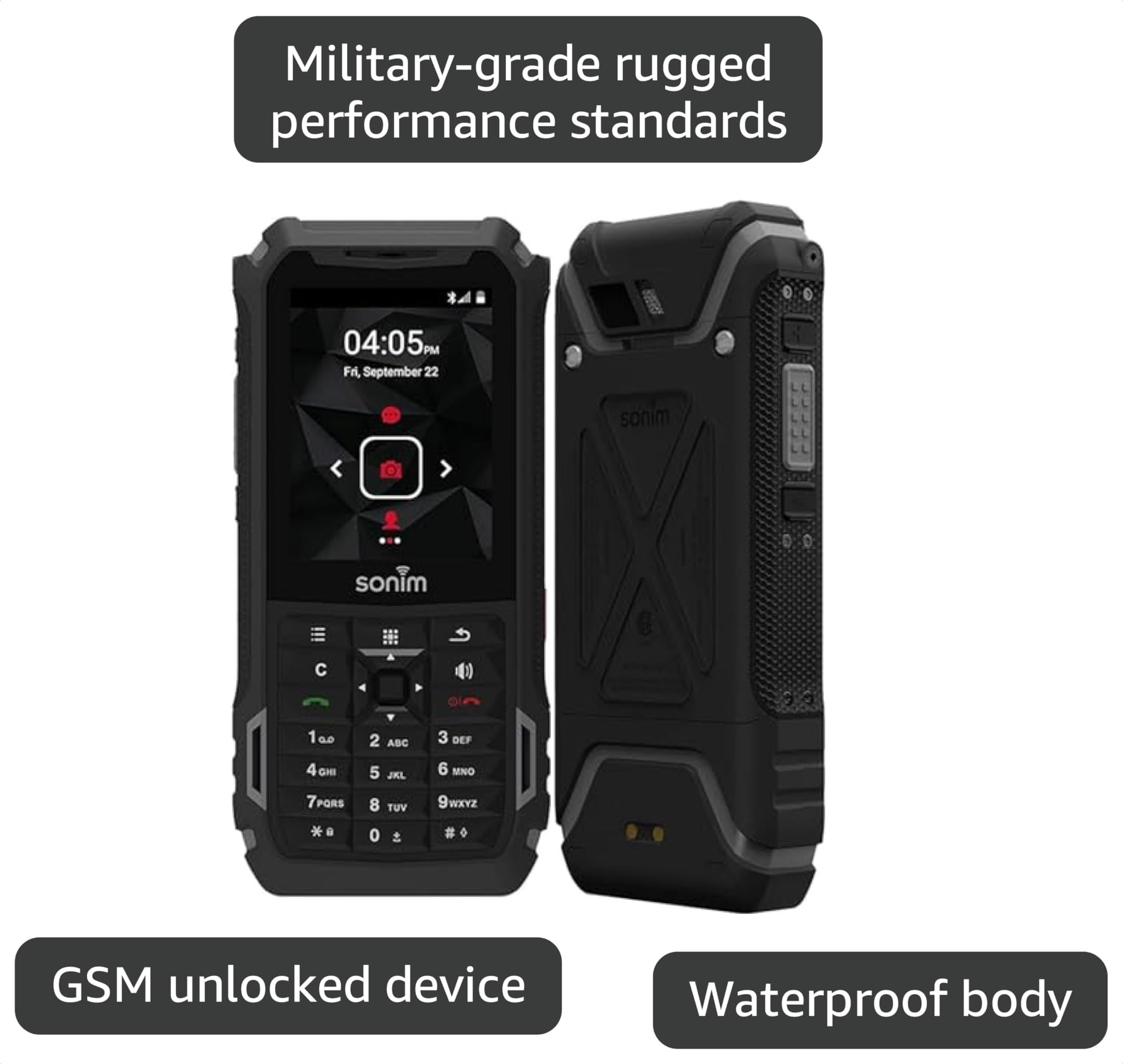 スマートフォン本体 ベルカンプ Amazon.com: Sonim XP5s XP5800 | 16GB, 2GB RAM | for AT&T & GSM