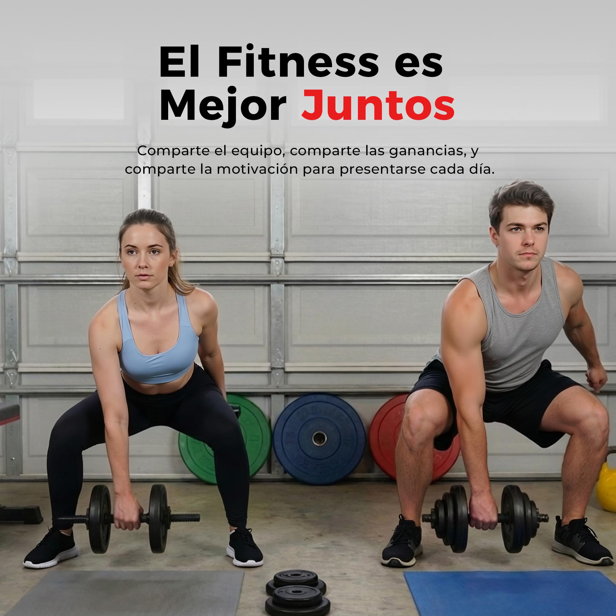Sunny Health & Fitness Sunny Health & Fitness 18 KG, Vinyl Dumbbell Set Mancuernas, Unisex, Negro, Talla única
