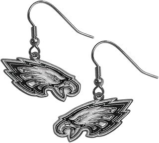 NFL Siskiyou Sports Womens Philadelphia Eagles Dangle Earrings One Size Team Color