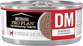 Purina Pro Plan Veterinary Diets DM Dietetic Management Feline Formula Wet Cat Food - (24) 5.5 oz. Cans