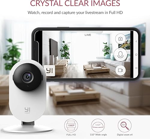 Miniatura 2 de YI Cámara de seguridad para el hogar Pro 2K, cámara interior de 2.4 GHz con persona, vehículo, detección de animales, aplicación de teléfono para