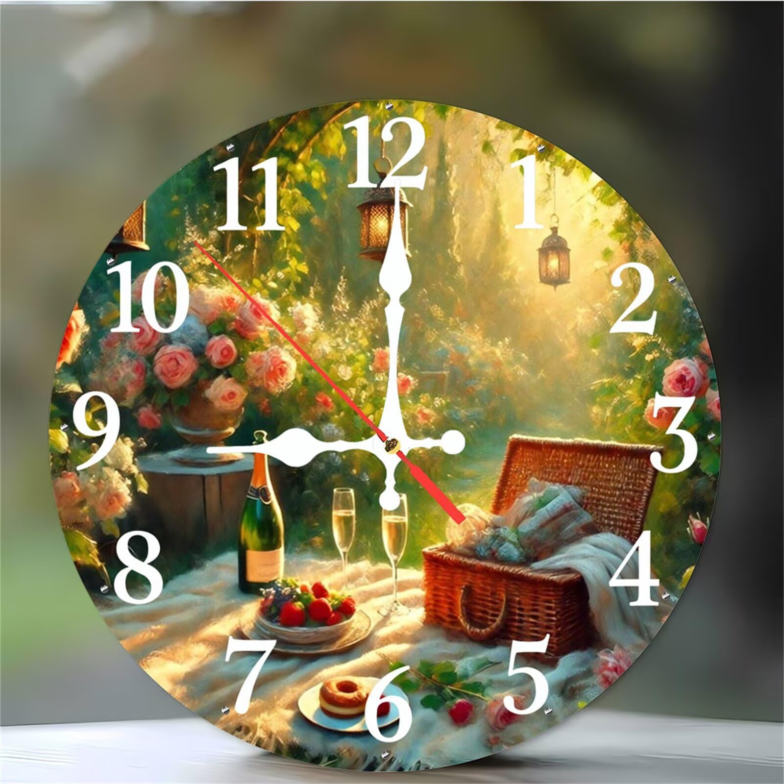 Horloge murale sans tic-tac pour retrouver le sommeil en chambre