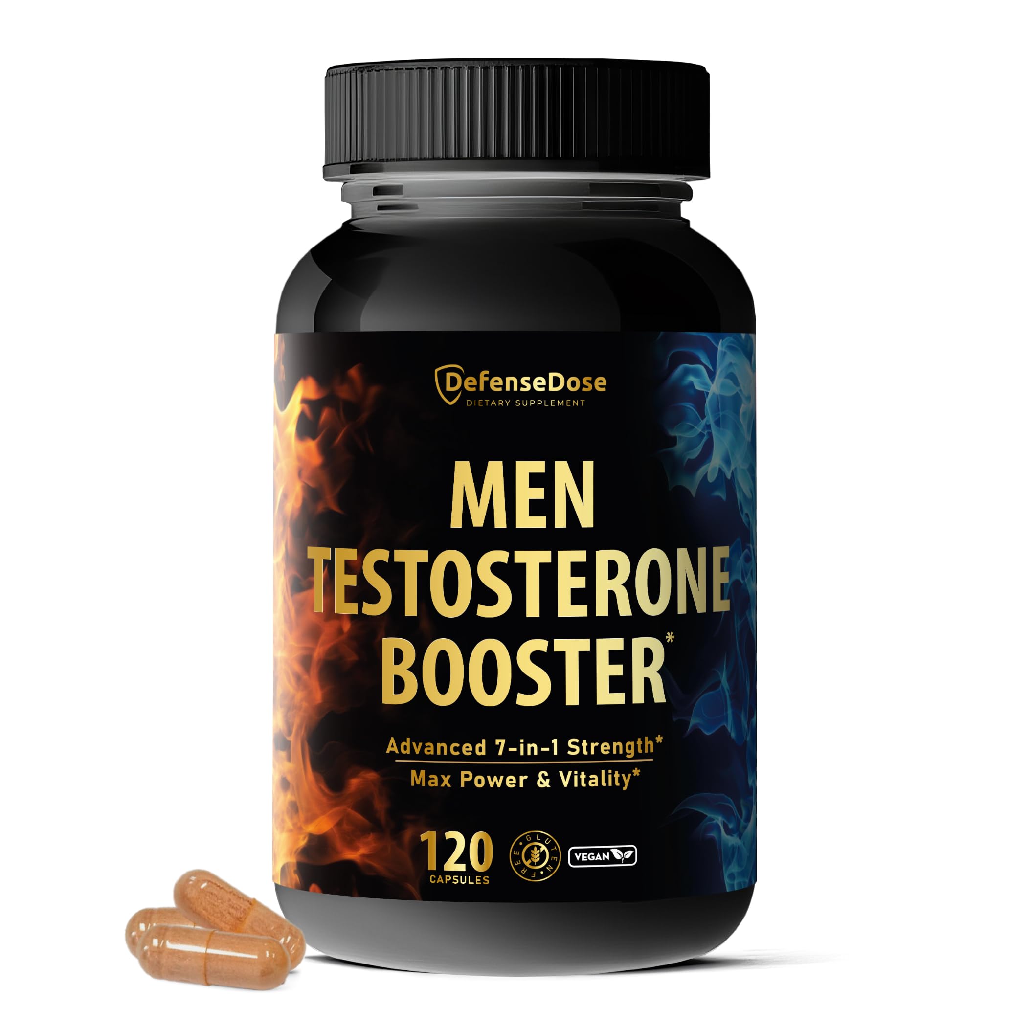 Testosterone Libido Booster Supplement for Men - Muscle Growth Support Workout Energy Stamina Performance Enhancer - Natural Fast Acting Body Building Sports Enhancing Nutrition Male Enhancement Pill