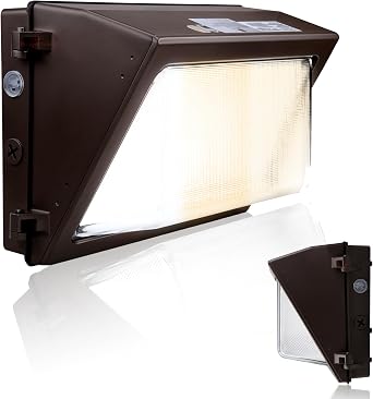 RuggedGrade 150W LED Wall Pack - Durado IV Series - 21,700 Lumens - Color Selectable 3000K/4000K/5000K - Photocell & Full Tunable - Outdoor LED Wall Light - Bronze Housing - DLC 5.1 Premium