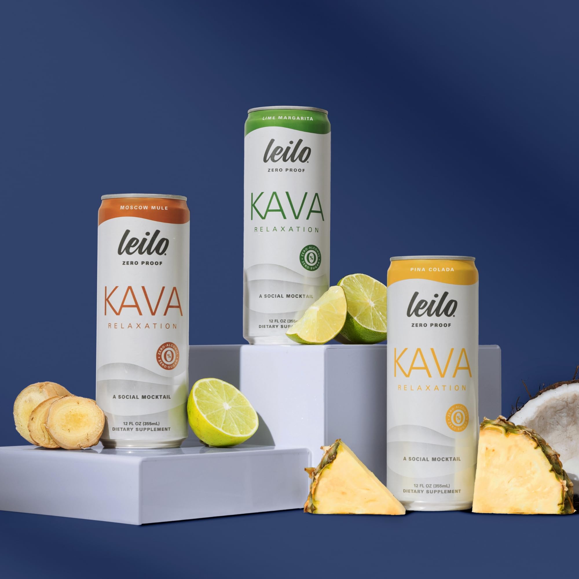 Amazon.com: Leilo | Kava Powered Mocktail Drinks | Variety-Pack