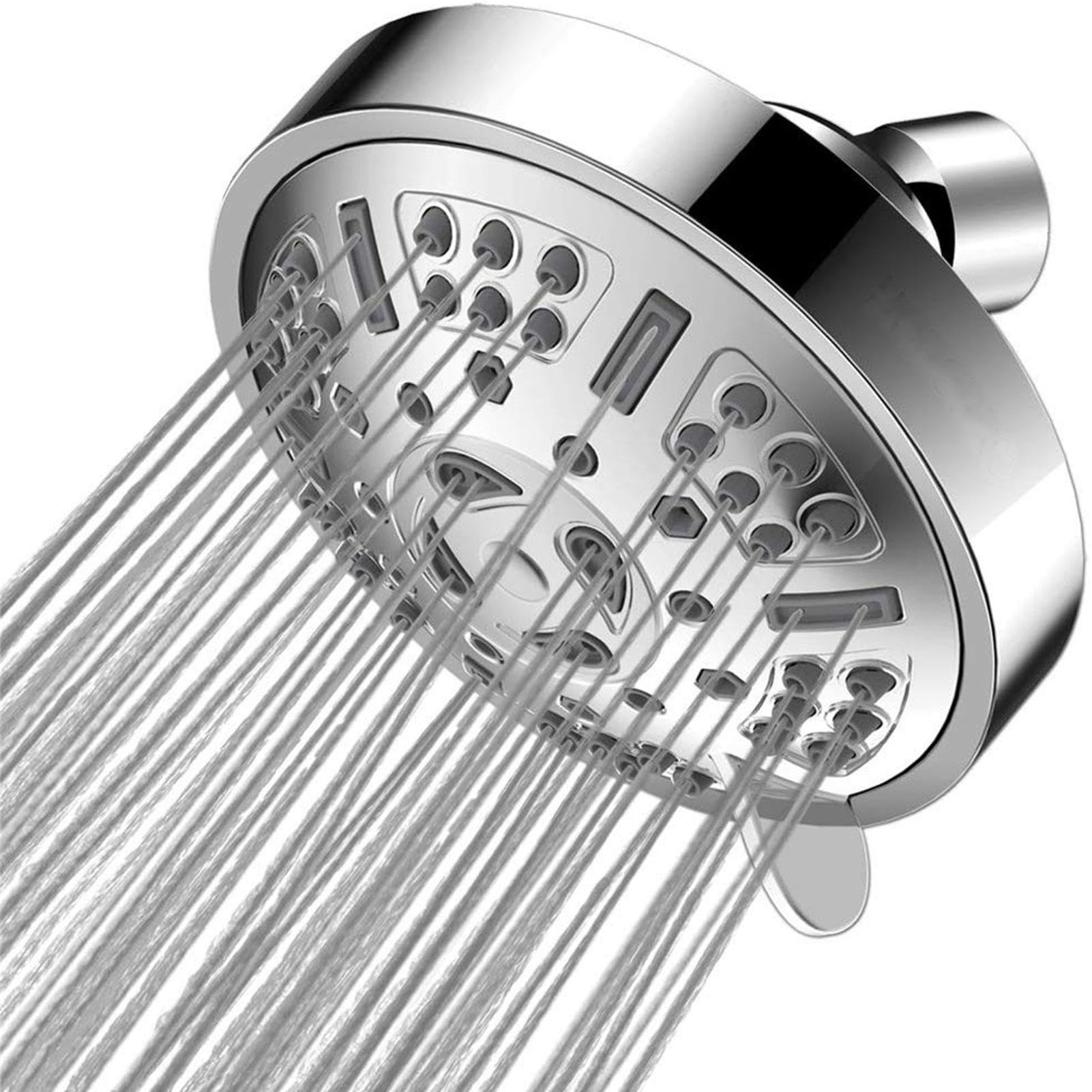 Shower Head with Filter - High Pressure Voolan Shower Head with 9 Spray Modes, Detachable and Adjustable for a Luxurious Experience Even Under Low Water Pressure