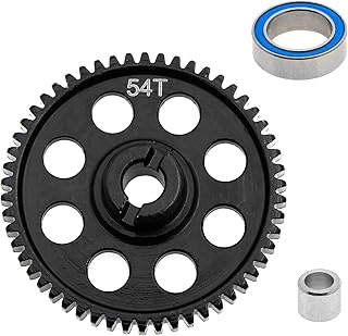 Sbonxond 54T 0.5M Spur Gear Hardened Steel Main Gear 7591 Suitable for Traxxas LaTrax 1/18 RC Car Rally Teton Desert Prerunner SST Ford Fiesta