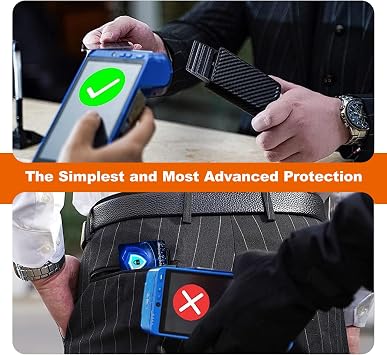 6 Pack RFID Blocking Card,Debit Credit Card Protector,credit card protector,Card Blocker for Contactless Cards,Anti-Theft Debit Protecto,force field max card protector,Protection for Identity Document