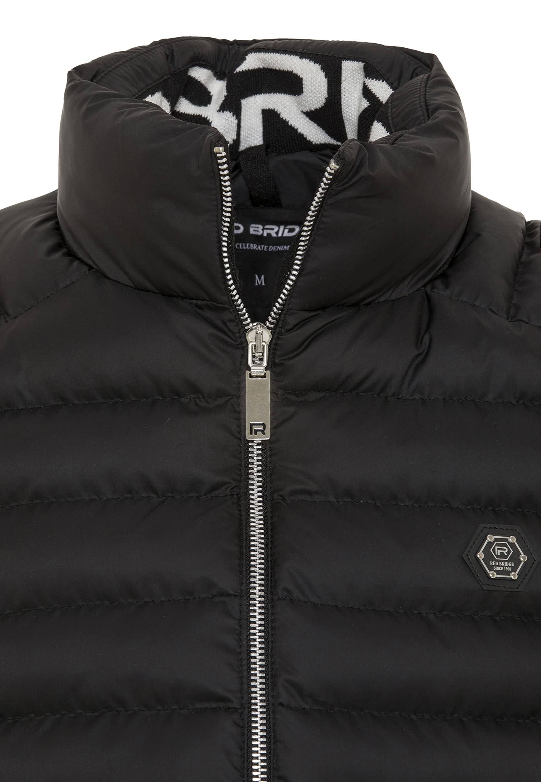 Red Bridge - Gilet da uomo con colletto alto, con stampa a collar