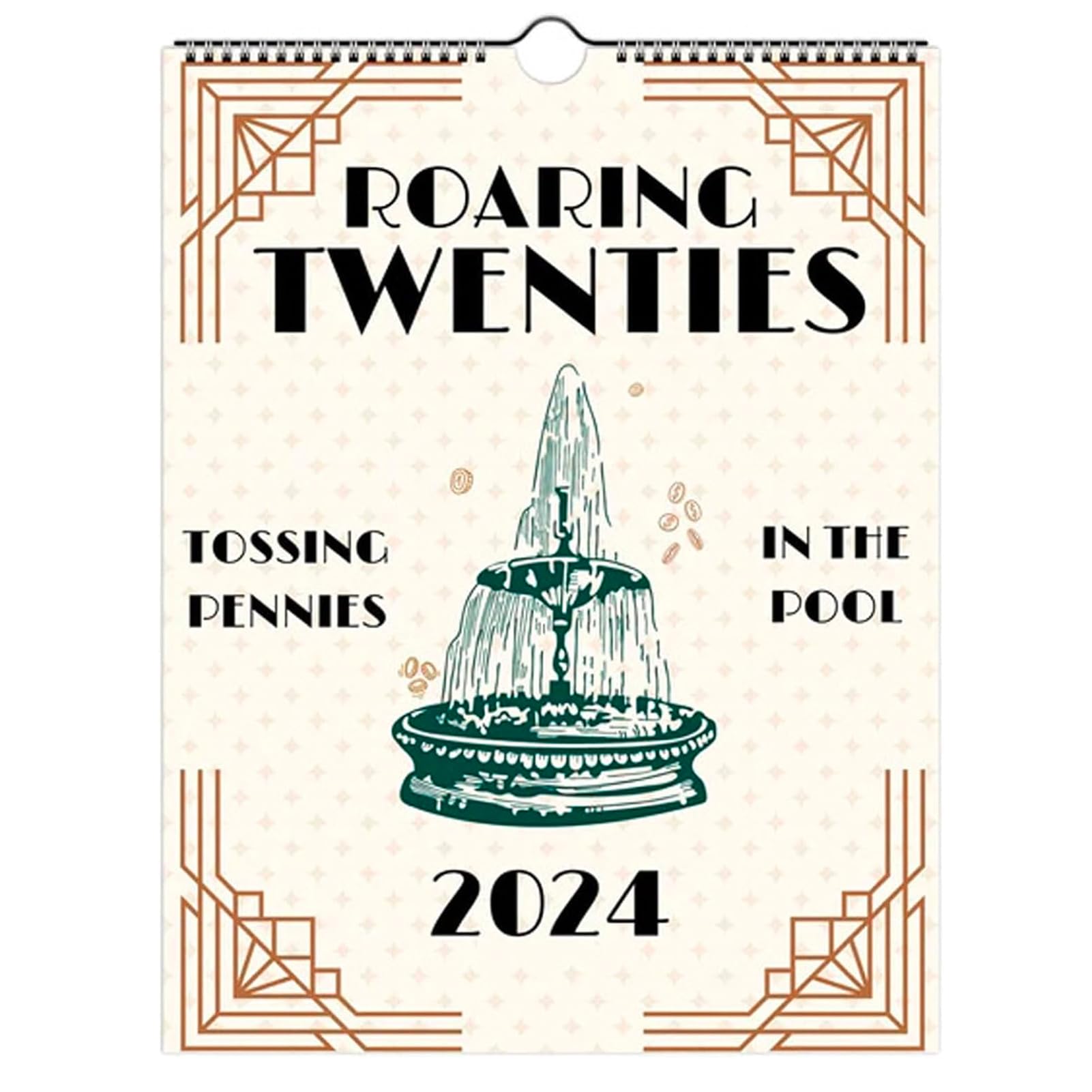 2024 Roaring Twenties Calendar Wall Calendar 12 Monthly Calendar Planner Funny Calendar Gag Gifts Wall Calendar 2024 Jan 2024 - Dec 2024