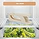2PCS Rolling Egg Dispenser, Space-Saving Automatic Egg Roller Dispenser, 2 Tier Rolling Egg Holder Container Display Rack Organizer for Kitchen Refrigerator Storage Product Image 3