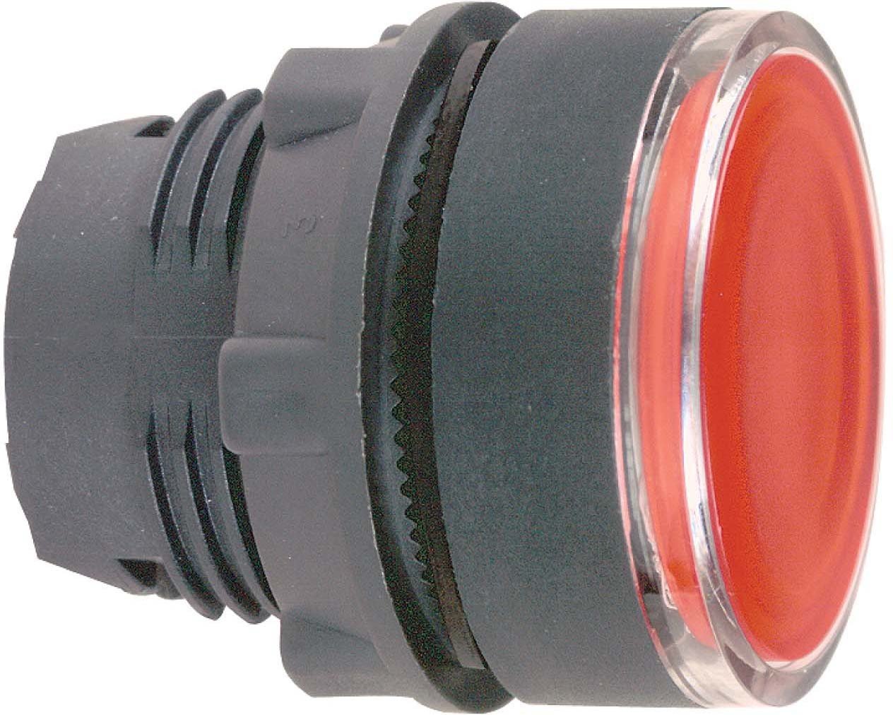 Cabeza pulsador luminoso led rasante rojo pic-mss 41 02 con diseño compacto