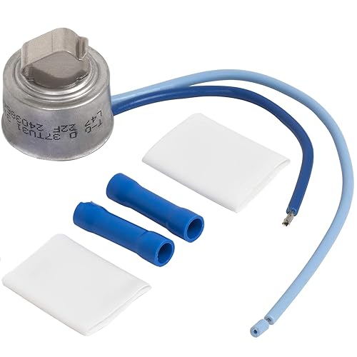 BlueStars Ultra Durable 5303918202 - Pieza de repuesto para termostato de descongelación para refrigeradores Frigidaire & Kenmore - Reemplaza