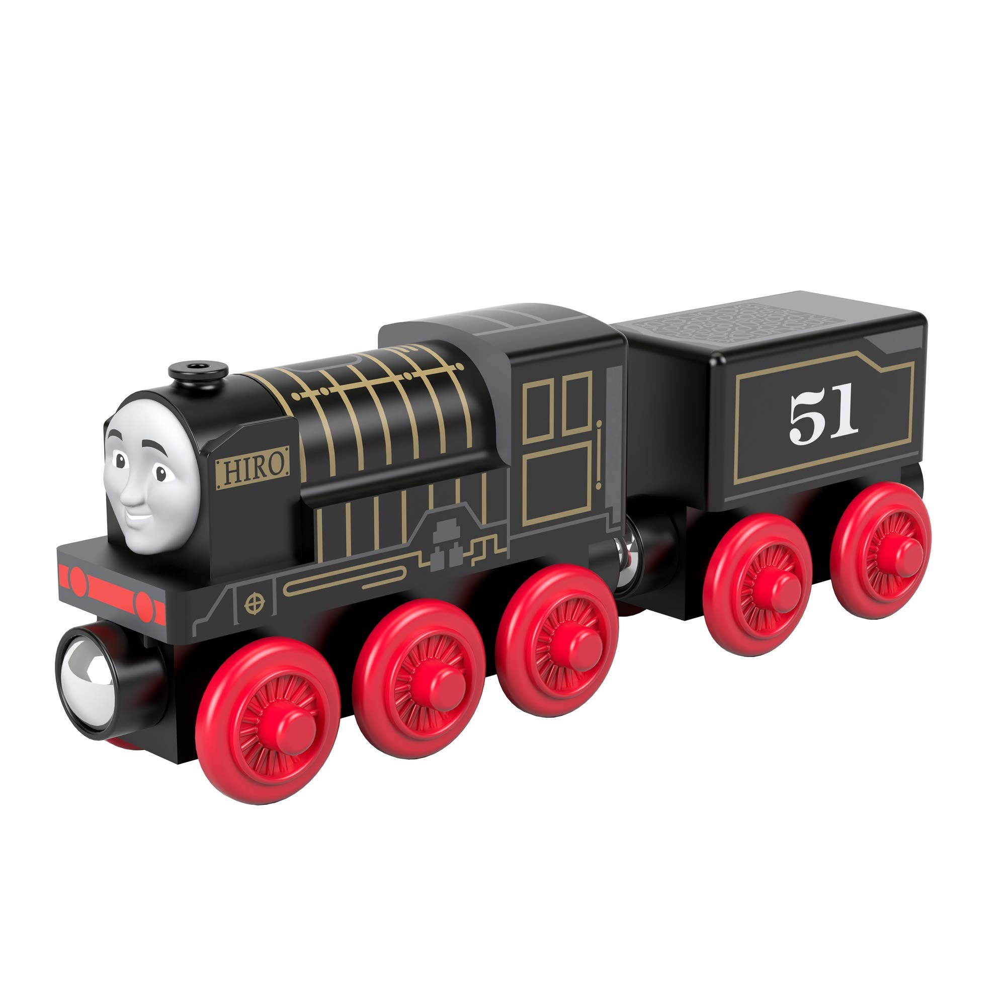 Thomas & Friends il Trenino Thomas, Locomotiva Hiro di Legno, Giocattolo per Bambini 2+ Anni, GGG67