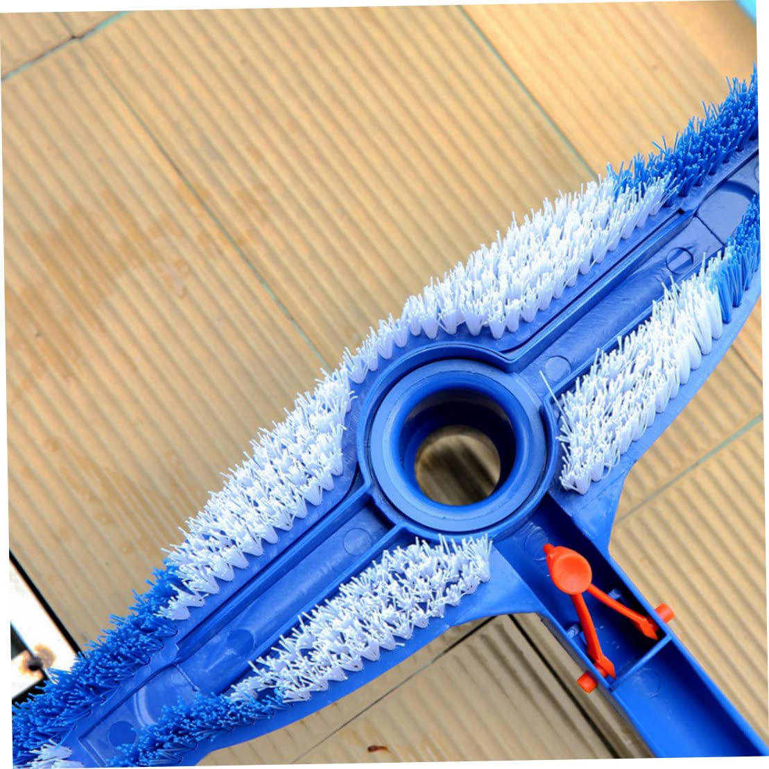 Cabezal de cepillo de piscina, herramienta de limpieza de piscina, cabezal de succión de plástico para limpiar suelos de natación, paredes, azulejos, escalones de 20 pulgadas y 1