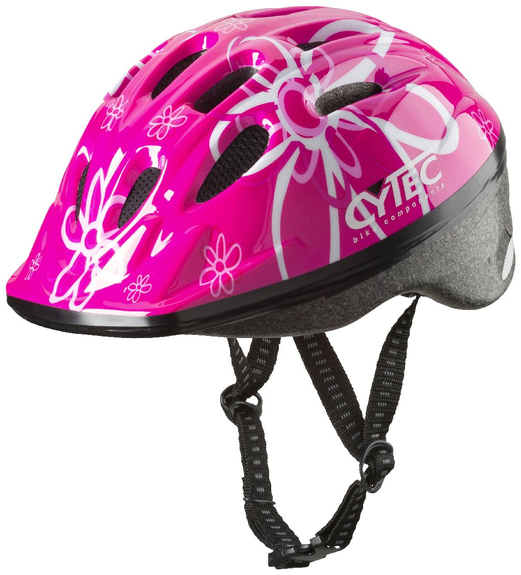 Cytec Kinder Fahrradhelm / Radhelm Funny Junior (Gre: pink/Blumen -  M-52-57cm) : Amazon.de: Sport & Freizeit