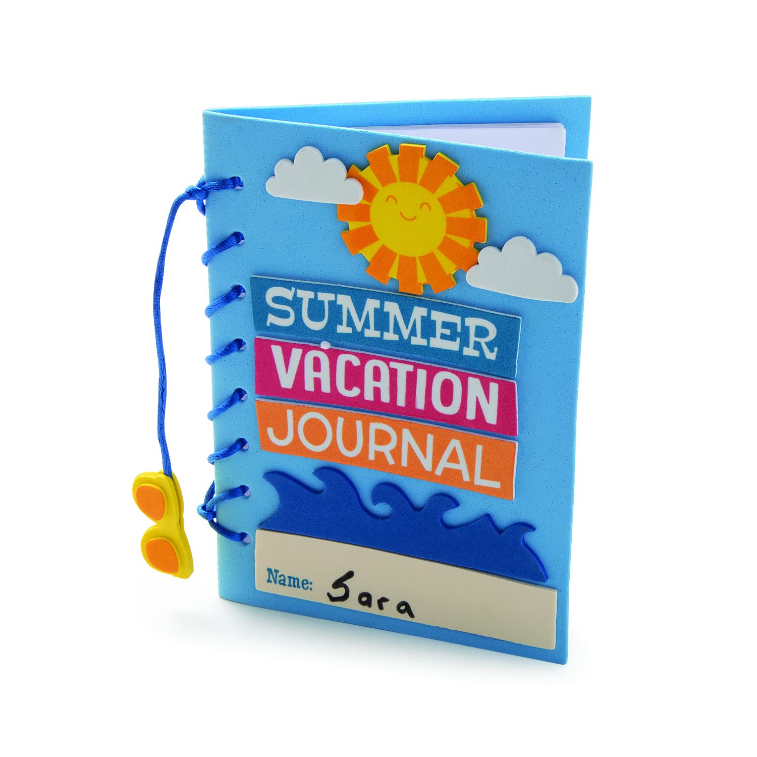 Fun Express Summer Vacation Journal Craft Kits, Makes 12, Arts and Crafts Supplies