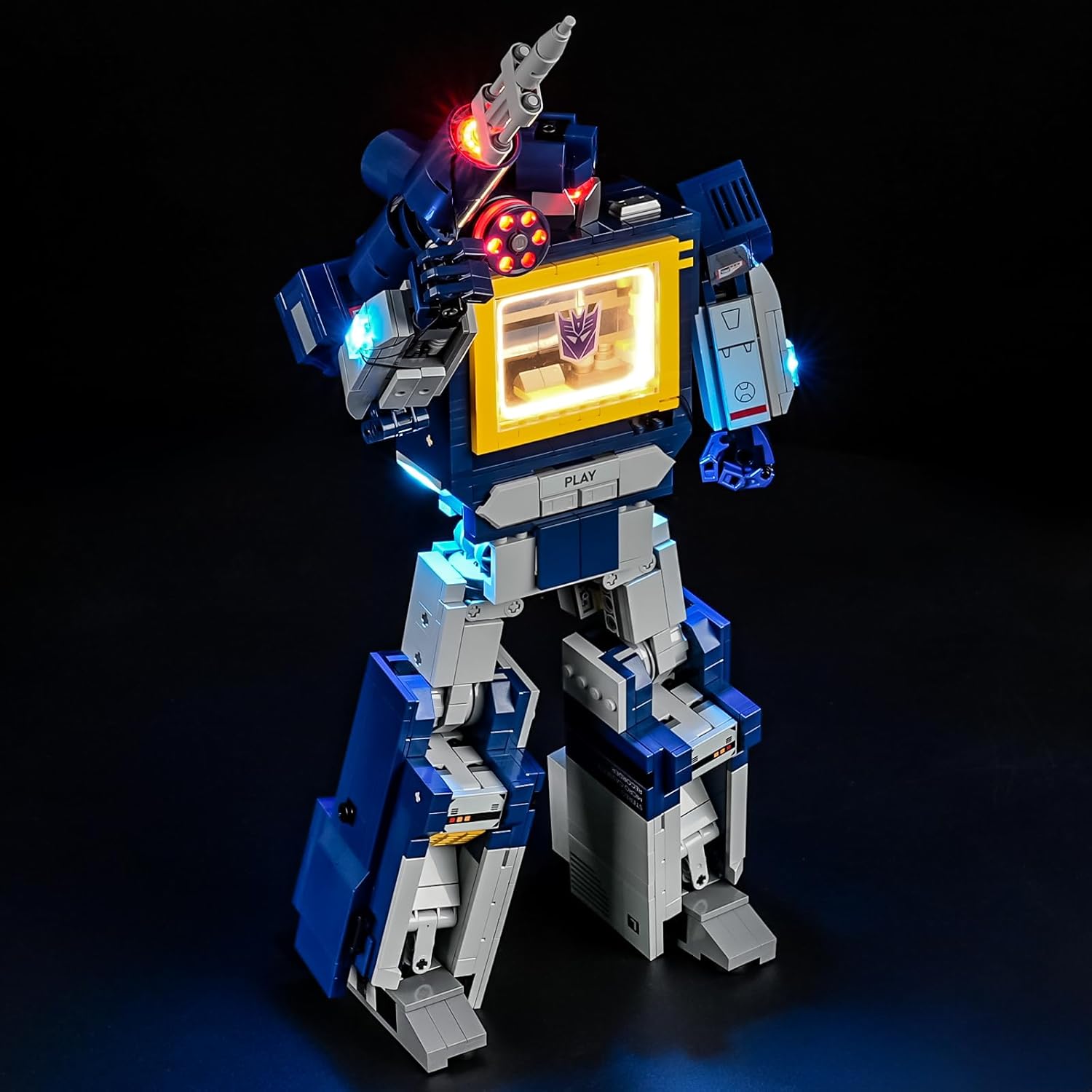YEABRICKS LED Light for Lego-10358 Icons Transformers: Soundwave Building Blocks Model (Building Set NOT Included)
