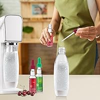 Vista 22 de Pipetas con cuentagotas de vidrio compatibles con SodaStream Bubly Bubbly Drops sabores para accesorios Soda Stream (blanco, 3 unidades)