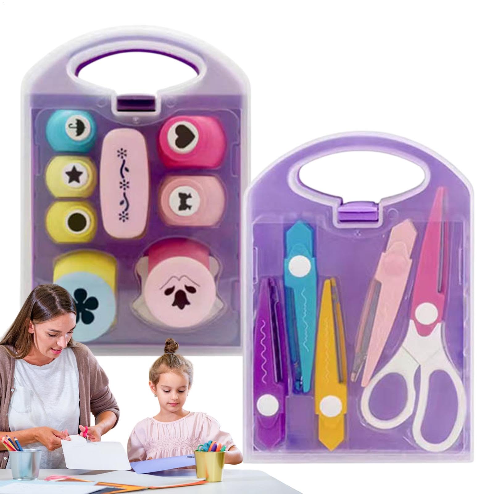 Perforadoras Para Manualidades En Papel Set De Máquina De Relieve Para