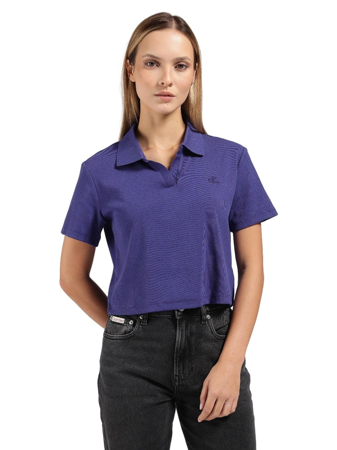 Solid Relaxed fit Cotton Polo t-Shirt-image-6