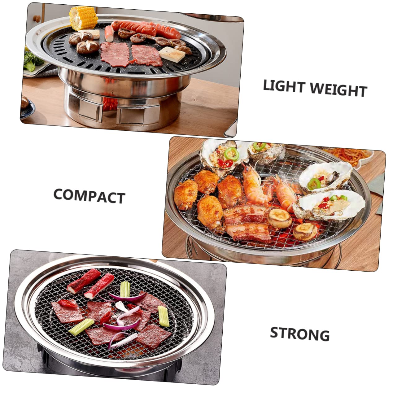 1 Zestaw Przenośny Grill Kuchenka Koreański Grill Patelnia Grill Węglowy Przenośny Wygodny Grill Węglowy Sprzęt Do Gotowania Na Świeżym Powietrzu Kemping Koreański Grill Kuchenka