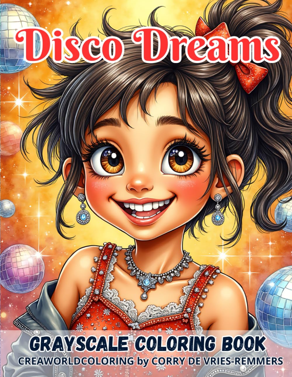 Disco Dreams: A Whimsical Coloring Journey of Funny, Shiny & Magical Characters