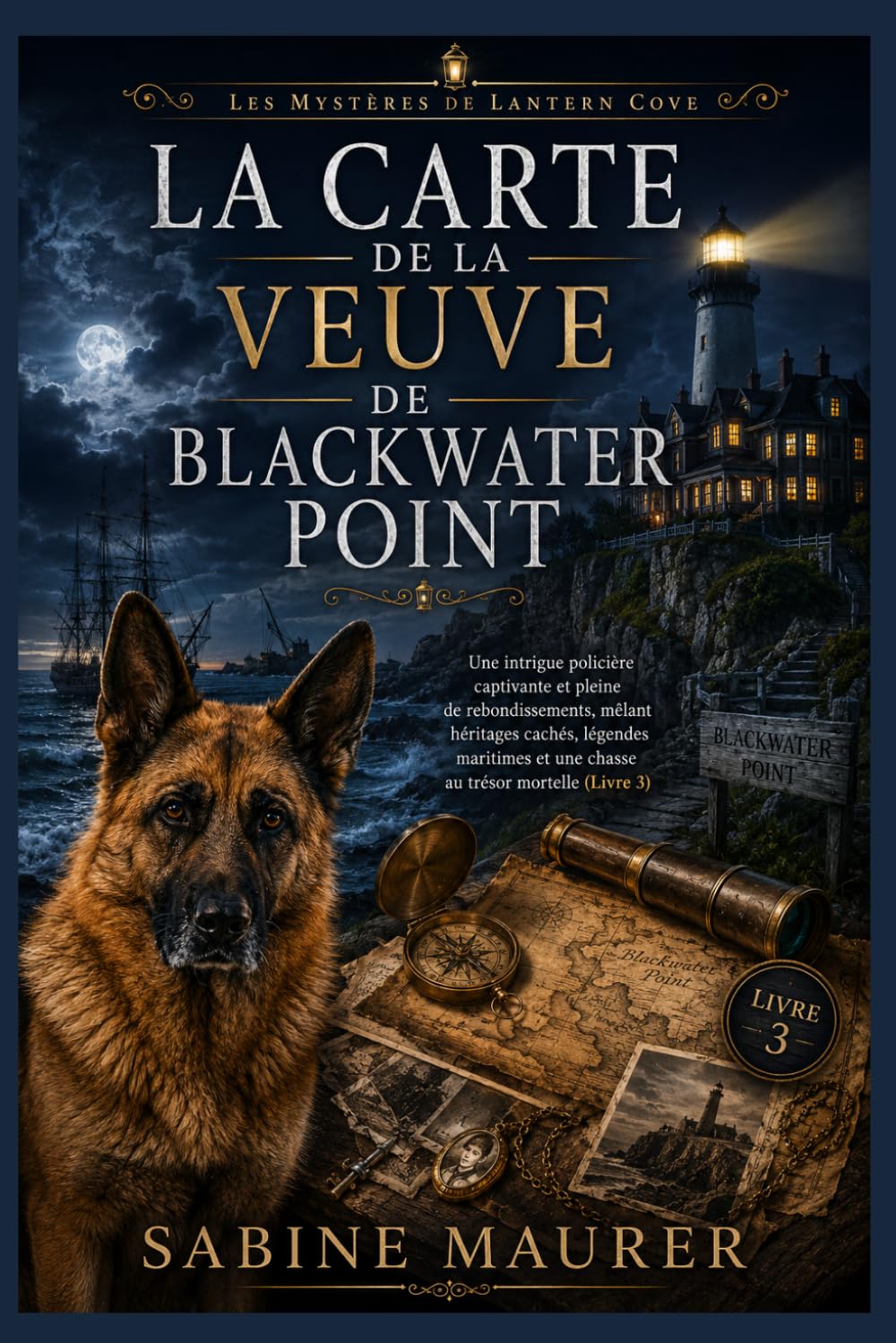 La carte de la veuve de Blackwater Point: Une intrigue policière captivante et pleine de rebondissements, mêlant héritages cachés, légendes maritimes ... (Livre 3) (Les Mystères de Lantern Cove)