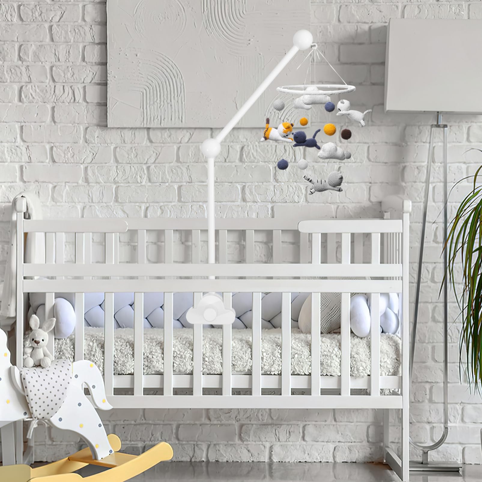 Cloud Mobile Halterung für Kinderbetten und Aluminiumlegierung
