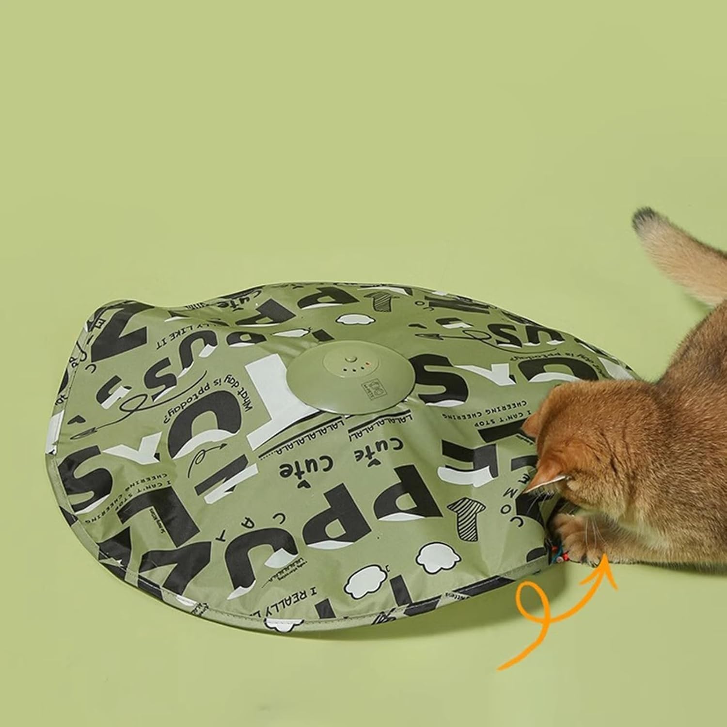 Nuhyvjl インタラクティブキャットトイ | カバーデザイン付き猫用豊かなおもちゃ,自動で動くペット用アクティビティ エンターテ