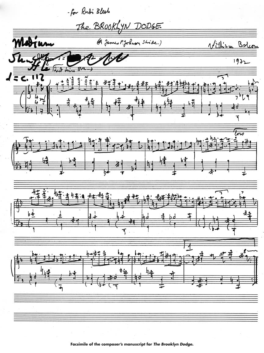 William Bolcom - Complete Rags for Piano | Advanced Ragtime Piano Sheet Music Book for Students and Teachers | 26 Solo Compositions with Composer Commentary | Great for Practice and Gift for Pianists