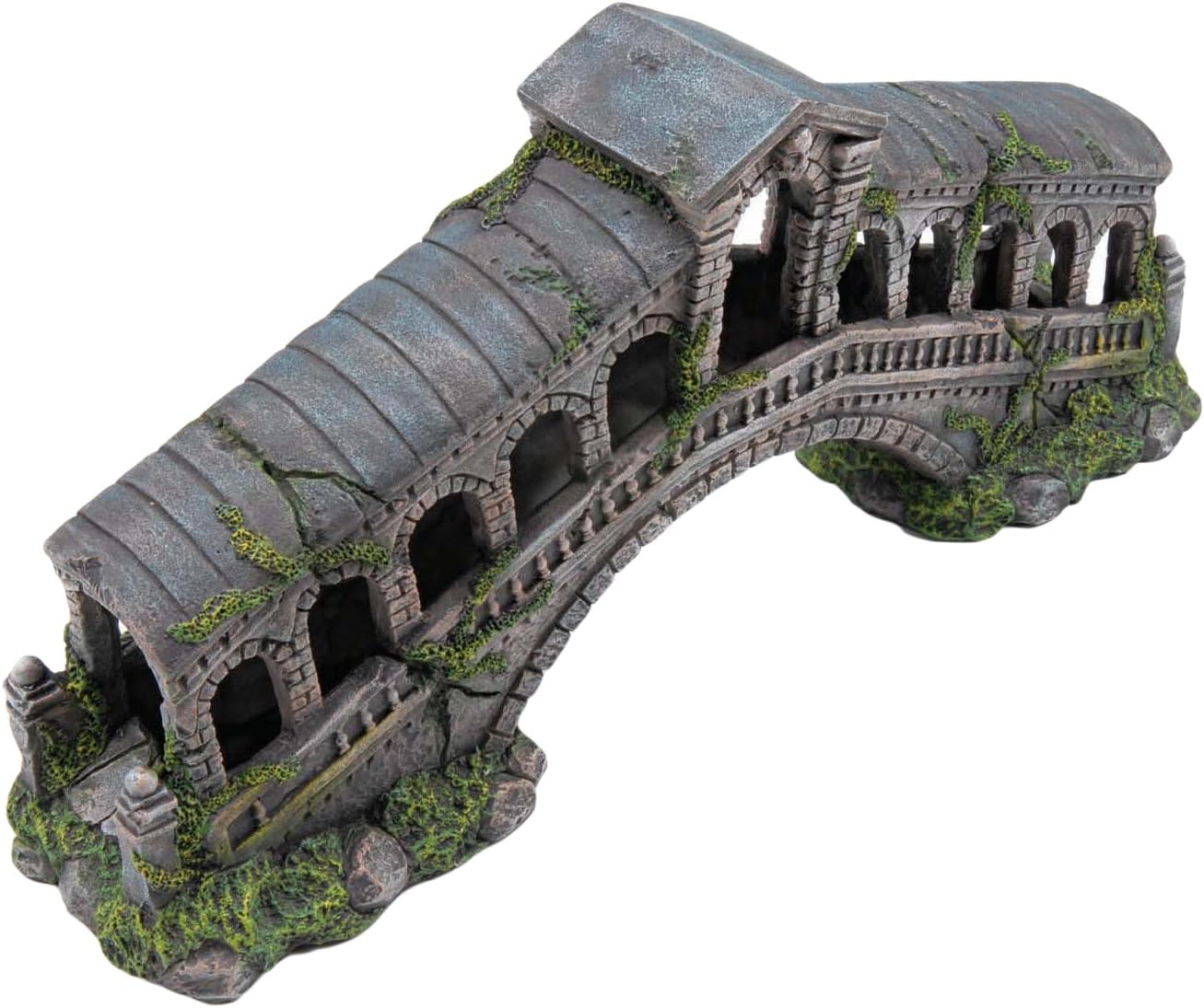 Penn-Plax Rialto Bridge Aquarium Decor and Decoration | Medium Size 18.5" L X 4.75" W X 9.0" H