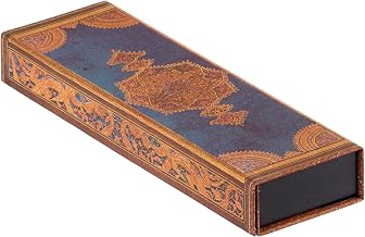 Safavid Indigo Pencil Case by Paperblanks (Safavid Binding Art)