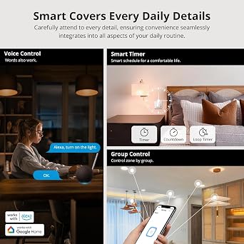 SONOFF ZBMINIR2 Zigbee Smart Switch 2 Pack Zigbee 3.0 Lict-Switch Zigbee Smart Switch Works with Alexa & Google Home Zigbee Hub Required Neutral Line Required