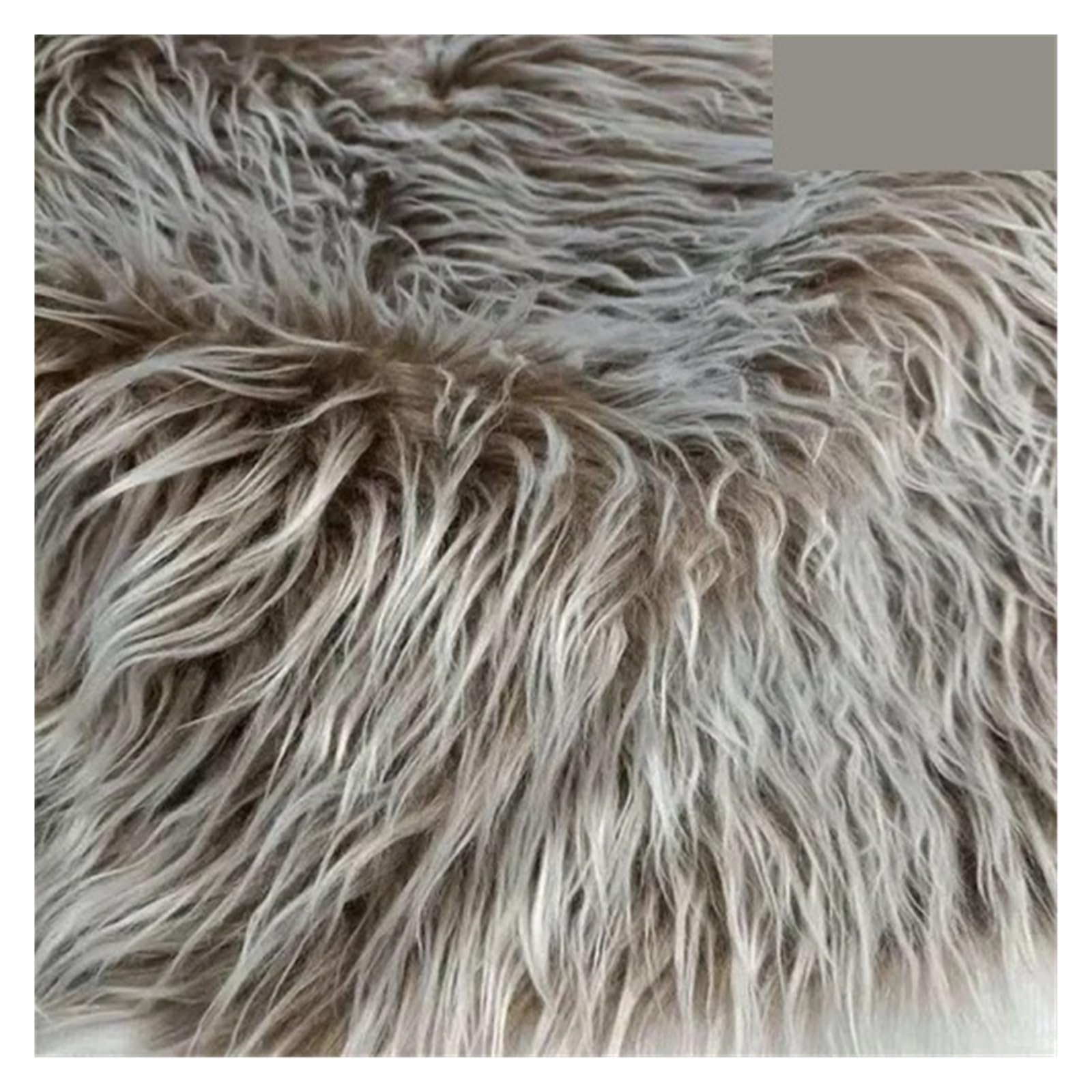 Tejido de pelo largo Tela de felpa pelo largo for abrigos, ropa, tapicería, costura, pantalones punto, cosplay, tela piel suave y transpirable(Color 7)