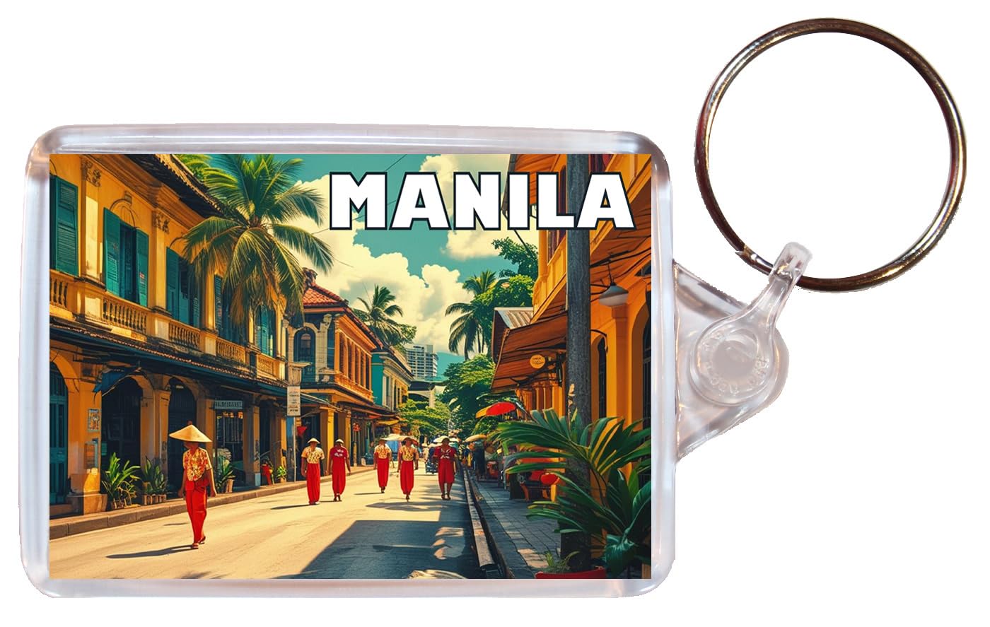 Baked Bean Store Manila - Philippines - Double Sided Keyring Artistic BBSKEY82