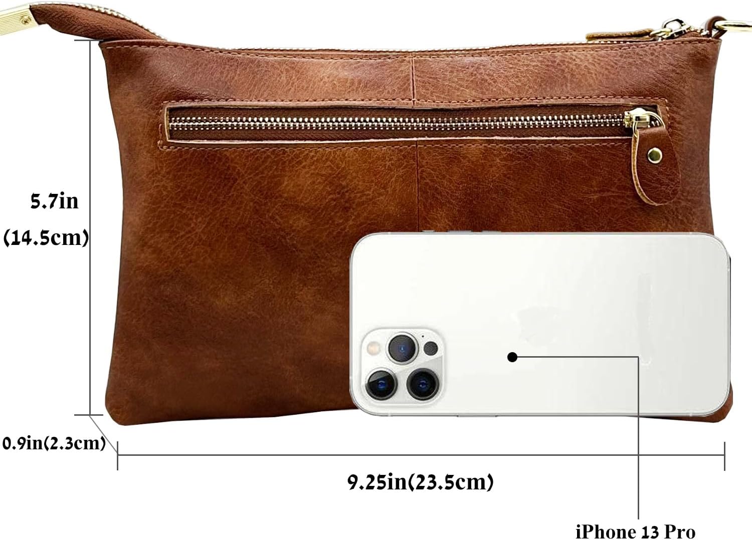 Beurlike Leather Wristlet Wallet Clutch Purses For Women Small Crossbody Phone Bags - Image 4
