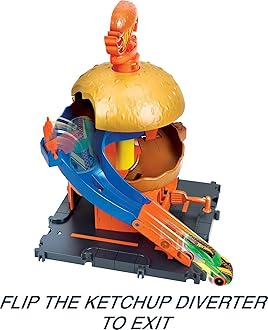Mattel - Hot Wheels City Burger Blitz Playset