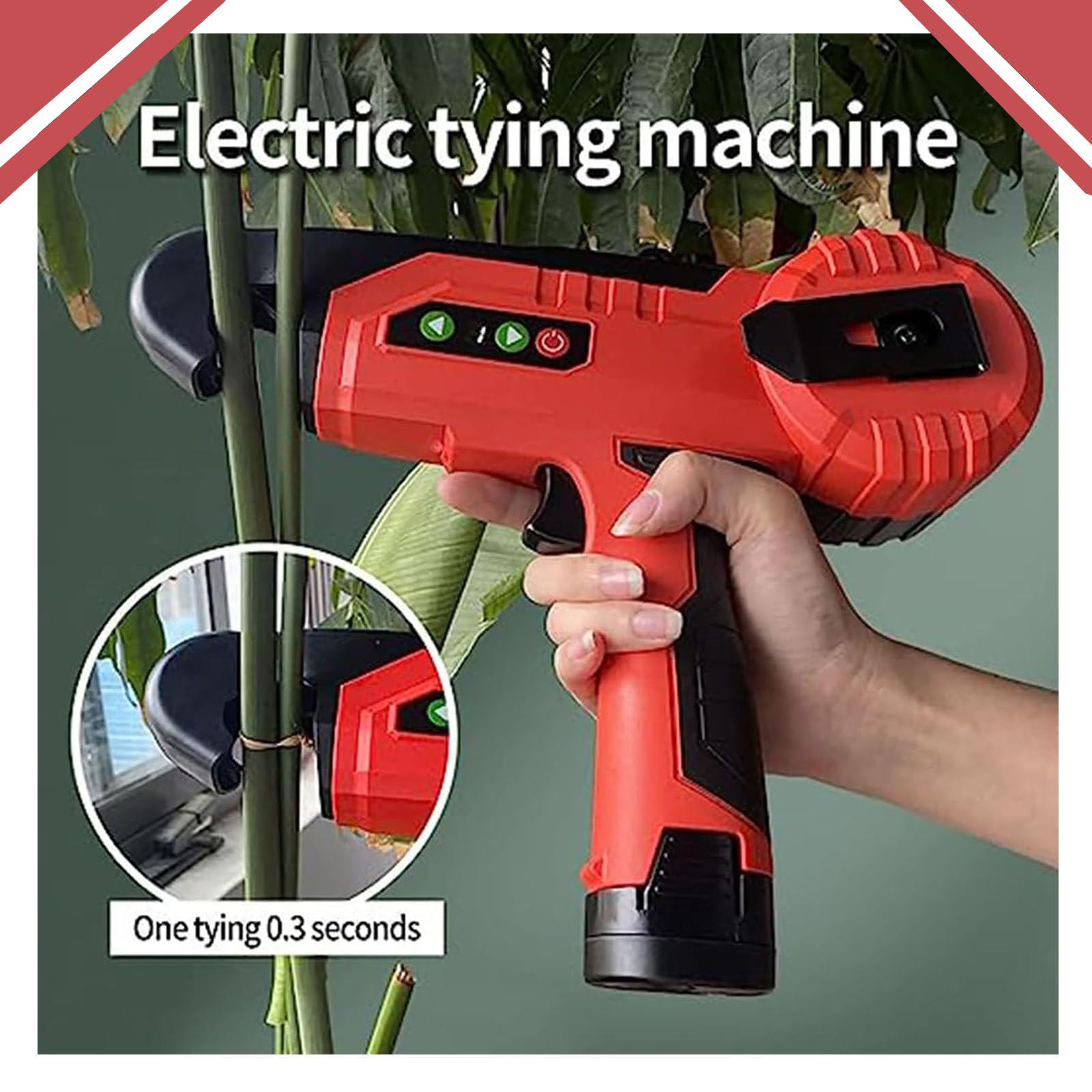 MáQuina para Atar Plantas, Herramienta para Atar Tomates, Pimientos, Uvas, Pepinos y Enredaderas, Atar RáPida y FáCilmente, Ideal para Jardineros y Agricultores