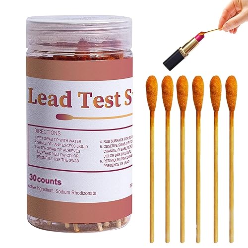 Lead Test Swabs, 3060pcs Rapid and Accurate Lead Check Swabs, Results in 30 Seconds Instant Lead Test for Painted Wood, Plaster, Metal, Drywall and