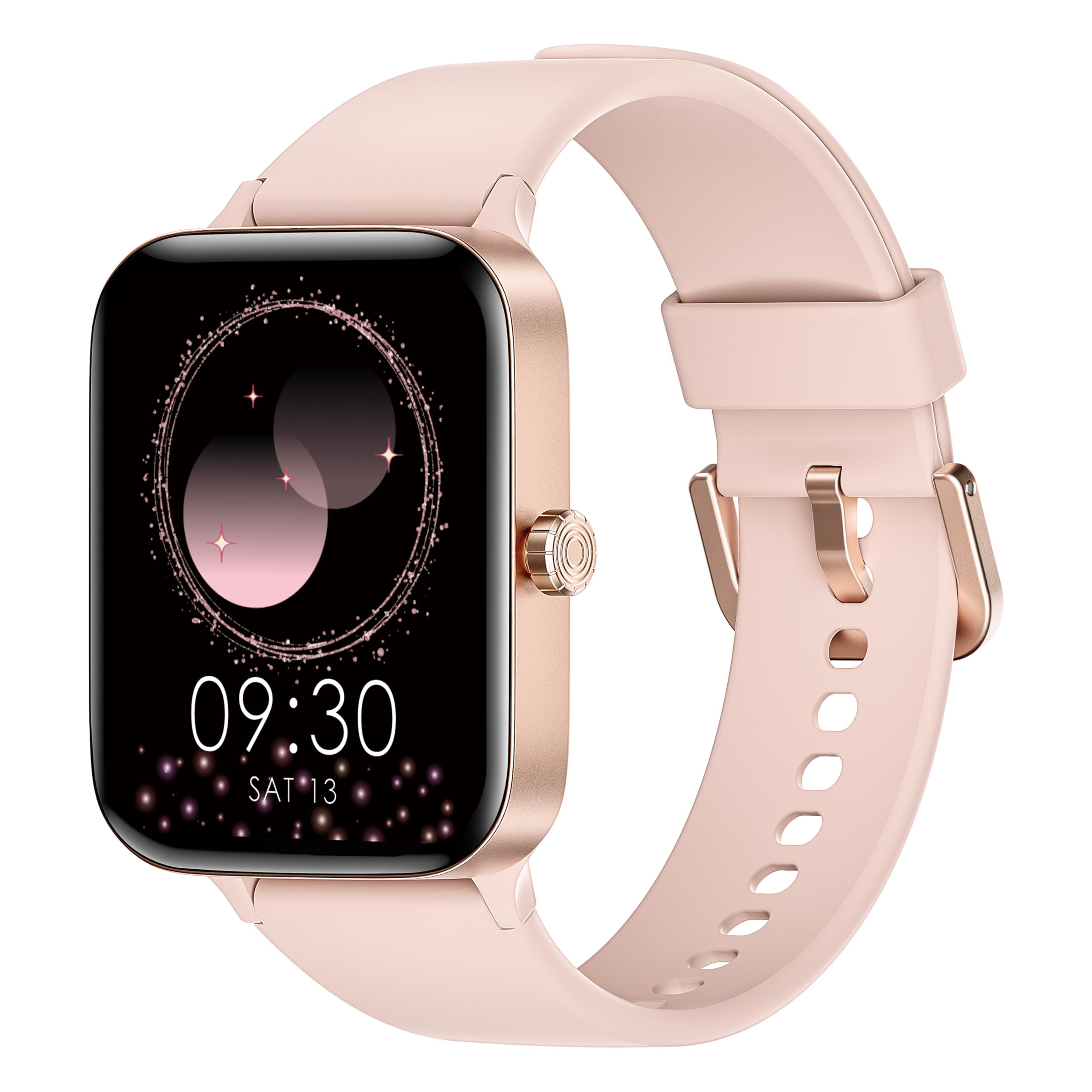 KIUVKAS Smartwatch Uomo Donna, 1.95" Full Touch Screen Smartwatch con Effettua/Risposta Chiamate, Fitness Tracker con Pressione Sanguigna e Monitor Sonno, 140+ Sport Step Counter per Android iOS
