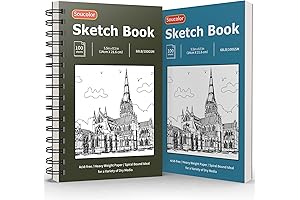 Soucolor Kids Sketchbooks: Unleash Creativity with 200 Sheets of Acid-Free Paper