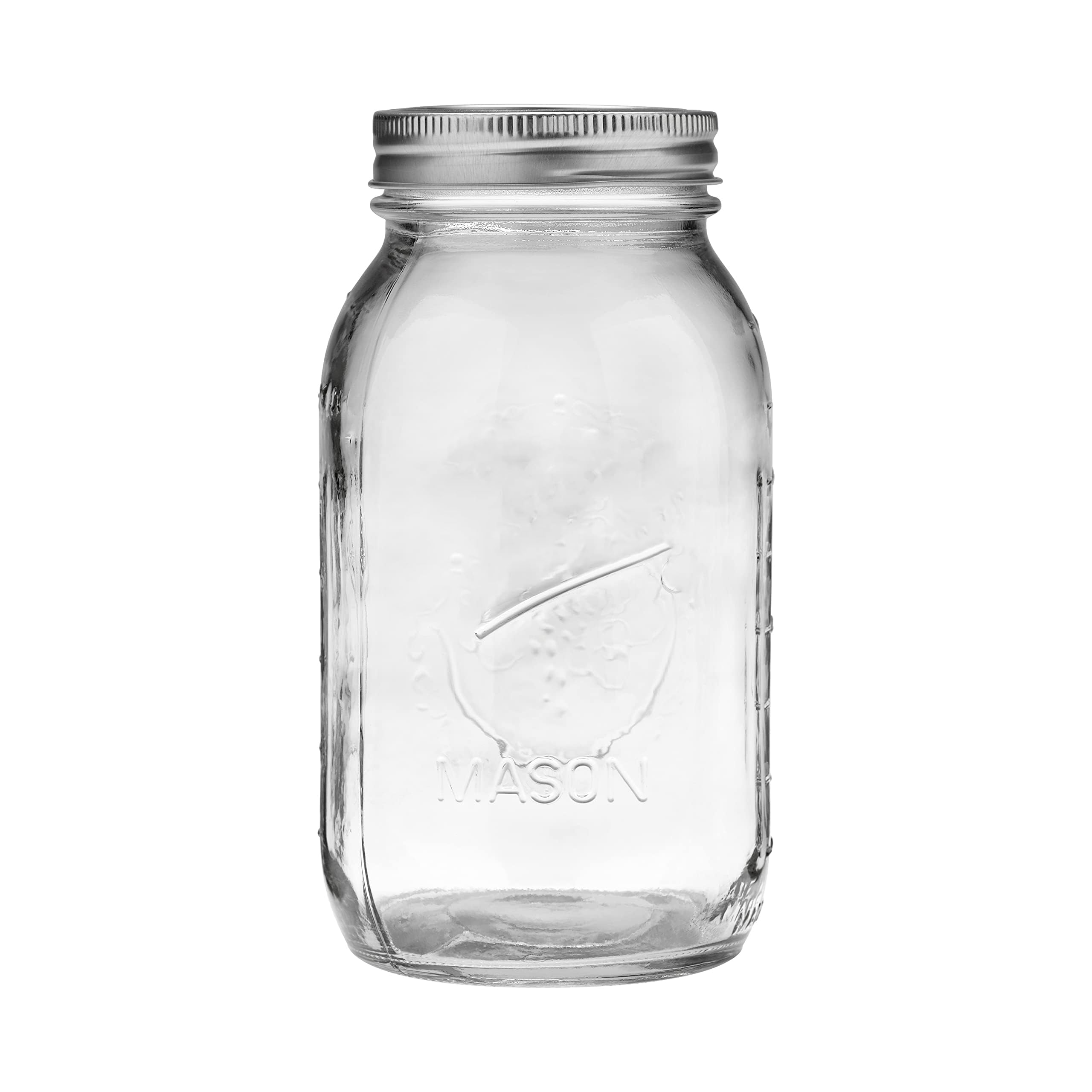 – Ball Wide Mouth Mason Jars (32 oz/Capacity) [4 Pack] with Airtight lids and Bands. For Canning, Fermenting, Pickling, Decor - Freezing, Microwave And Dishwasher Safe