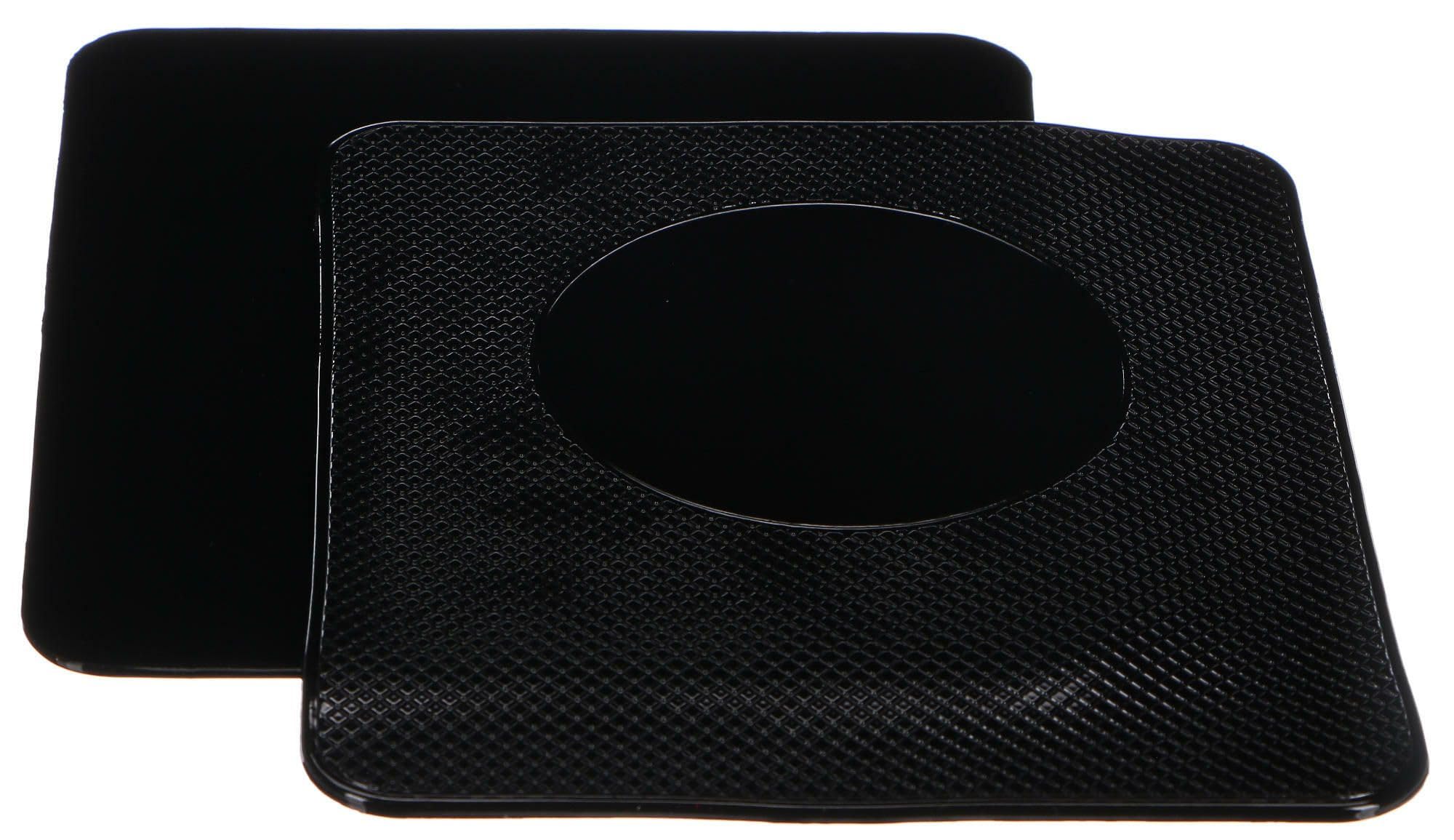 CAR MAT SET zestaw mat antypoślizgowych na deskę rozdzielczą, 14 x 16 cm, 2 szt. | mata wewnętrzna do przechowywania telefonu komórkowego, kluczy, okularów przeciwsłonecznych, monet