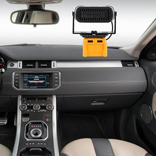 Miniatura 6 de Hyuduo Calentador de espacio portátil, calentador eléctrico inteligente de temperatura constante con 2 niveles de viento 131-185, calentador pequeño