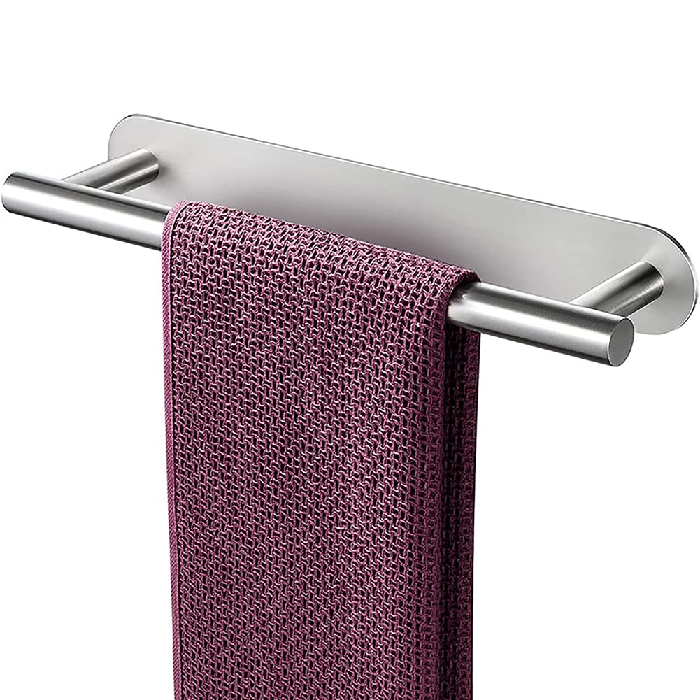 Portasciugamani Da Bagno Autoadesivo - Acciaio Inossidabile 40 Cm, Carico 8 Kg - Foto 2