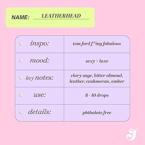 Miniatura 4 de Aceite difusor Leatherhead, Orris, cuero, ámbar F.ing, mezcla de aceites esenciales de fragancia para el hogar de lujo para proyectos de aroma